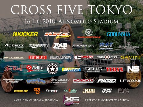 CROSSFIVE X-5 アメリカンカスタムショー　アメ車　逆車　FMX　カーイベント　東京